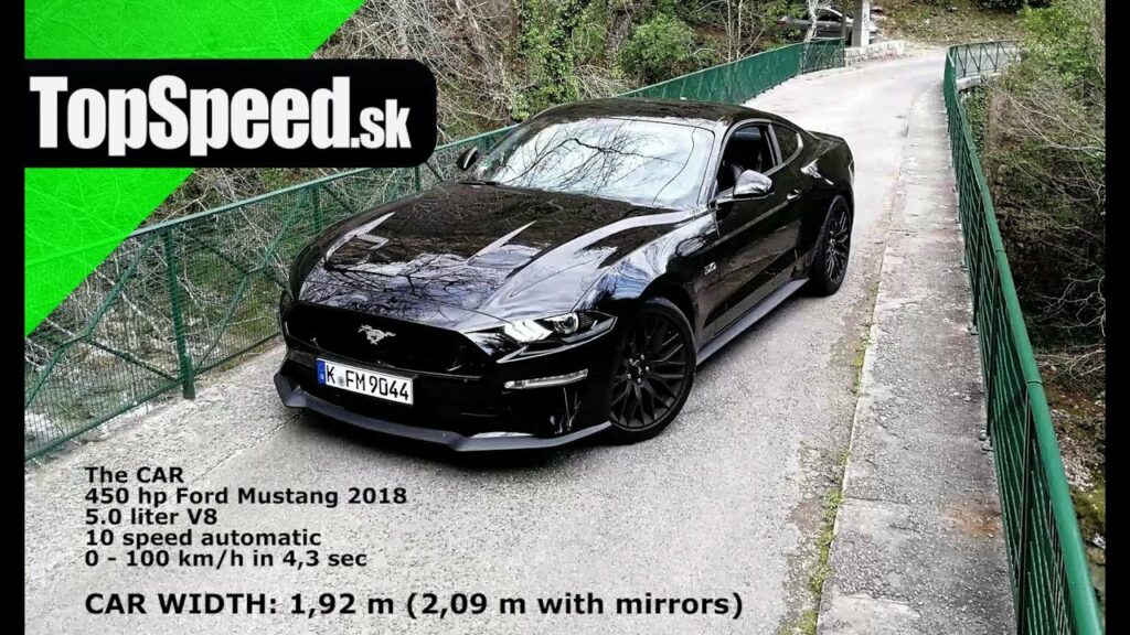 Video test áut: 2018 Mustang 5.0 V8 pure sound drive - Maroš ČABÁK TOPSPEED.sk