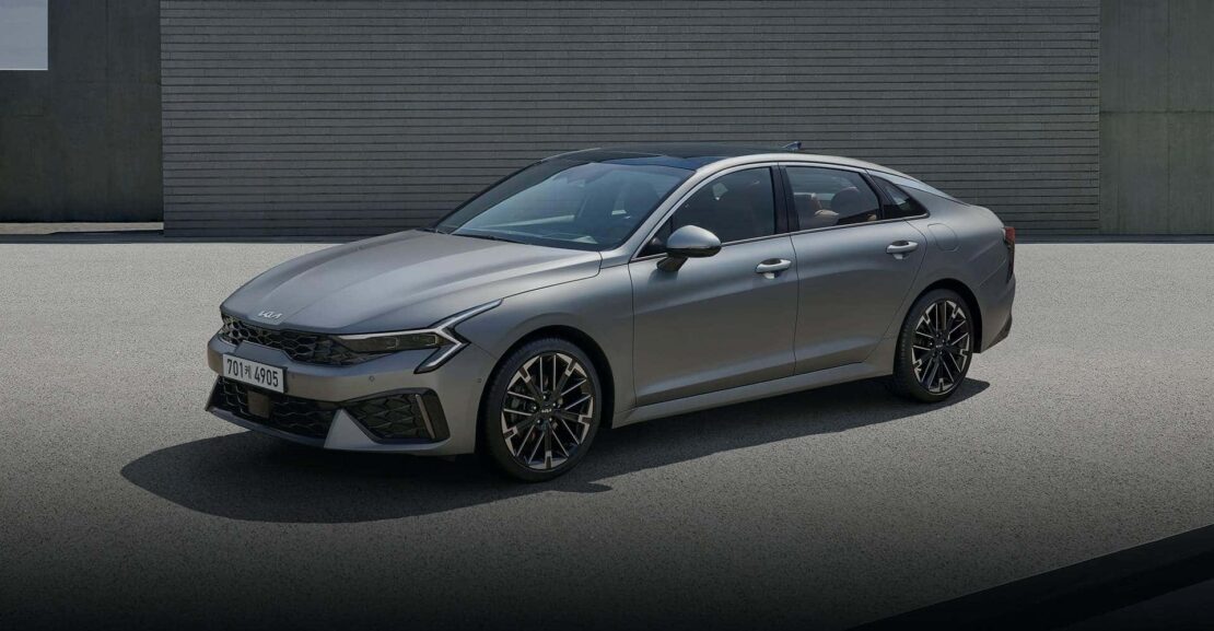 2025 kia k5 south korea Kia K5 2025 dostala nové svetlá a zakrivené obrazovky