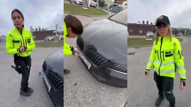 Vodič mal nalepené tabuľky s EČV priamo na aute, policajti mu ich poškodili. Môže policajt poškodiť TEČ pri odoberaní? - AUTOVINY.sk