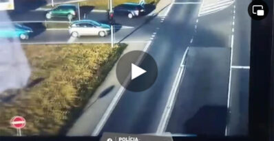 Policia dron VIDEO: Policajný dron zachytil vodiča na červenú: Neunikol pokute!