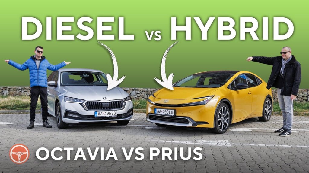 Video test áut: Diesel vs hybrid: kto má REÁLNU menšiu spotrebu? Škoda Octavia TDI vs Toyota Prius PHEV - volant.tv