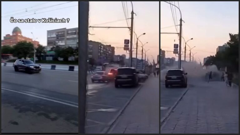 Instagramom sa šíri video nehody BMW X5 „Čo sa stalo v Košiciach?“ Odhaľuje nebezpečnosť sociálnych sietí