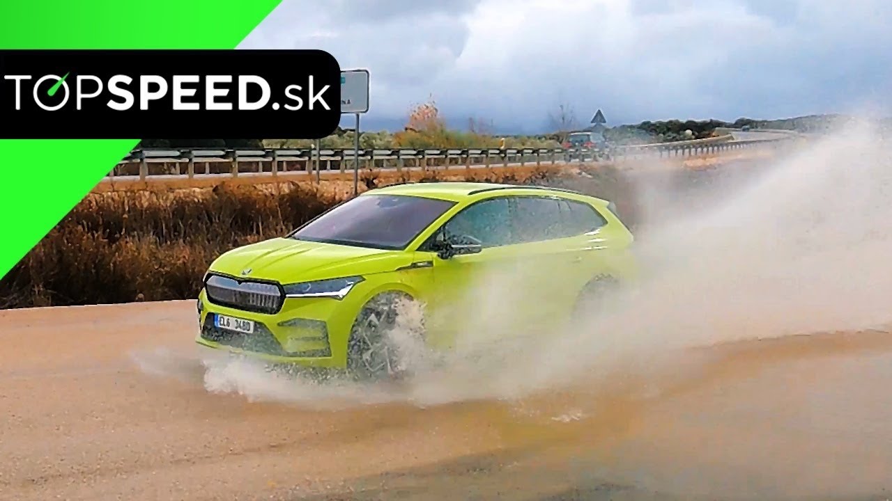 6188463fe0285712f4b41a2eaf927f8a Videotest, recenzia, test: JAZDA ŠKODA ENYAQ RS iV SUV - je voči coupé niečo inak?