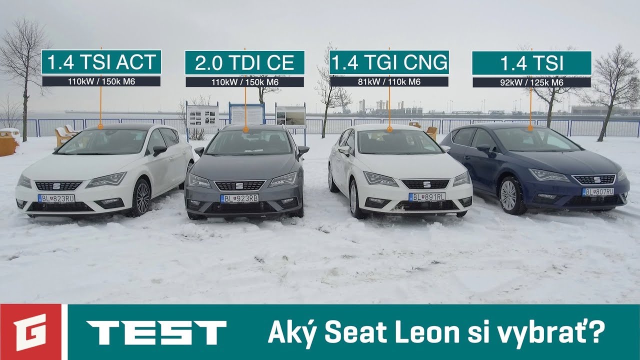 9bf1f617301b8615cbda2f6583c8bbf9 Videotest, recenzia, test: SEAT Leon - porovnanie spotreby 1.4TSI, 1.4TSI ACT, 1.4TGI CNG, 2.0TDI