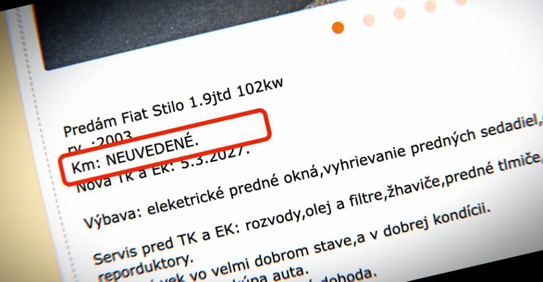 thumb 5 1 Prečo chýbajú kilometre v inzerátoch? Dôvod vás nepoteší