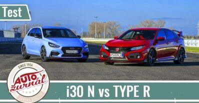7b803ab3212f1fa35b8a4bbdb1130277 Videotest, recenzia, test: Hyundai i30 N vs Honda Civic Type R: Súboj hot-hatchov