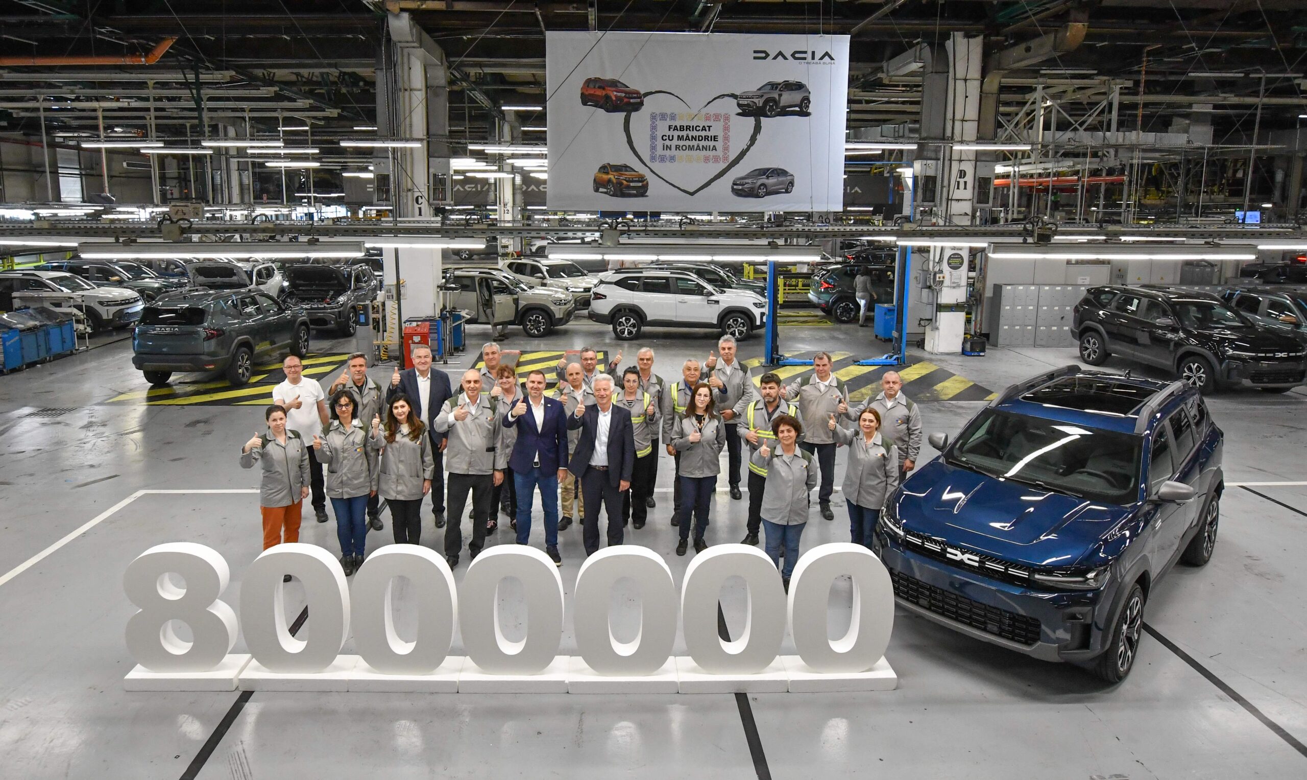 Dacia Mioveni vyrobila 8-miliónte vozidlo