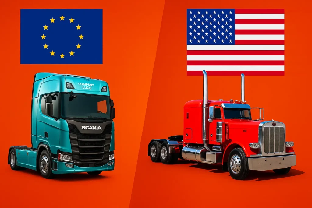 Prečo sú americké kamióny iné? Dôvod nie je len dizajn