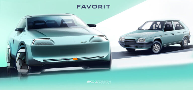 Takto by dnes vyzerala Škoda Favorit. Spomenul si na ňu dizajnér automobilky - Magazín - Auto - pravda.sk