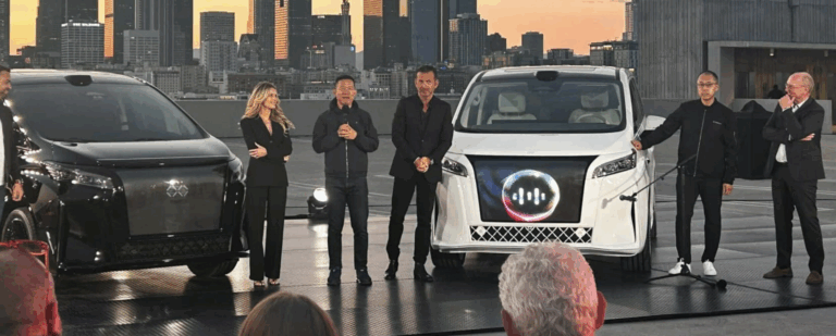 Faraday Future šokuje LA. Luxusné MPV odhalené na streche chce konkurovať Cadillacu