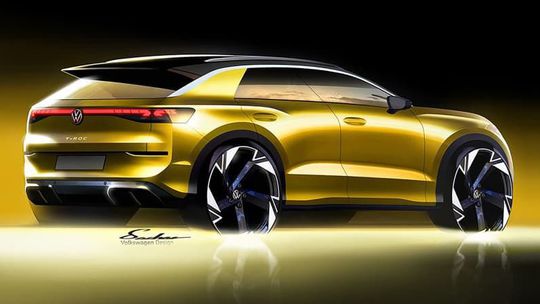 VW T-Roc: Prvý hybrid značky sa predvádza na skiciach - Magazín - Auto - Pravda