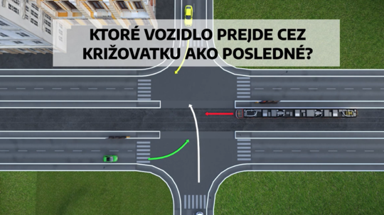 Na tejto križovatke rozhoduje električka. Viete, ktoré auto čaká do konca? - Auto - Inovácie v bezpečnosti - Pravda