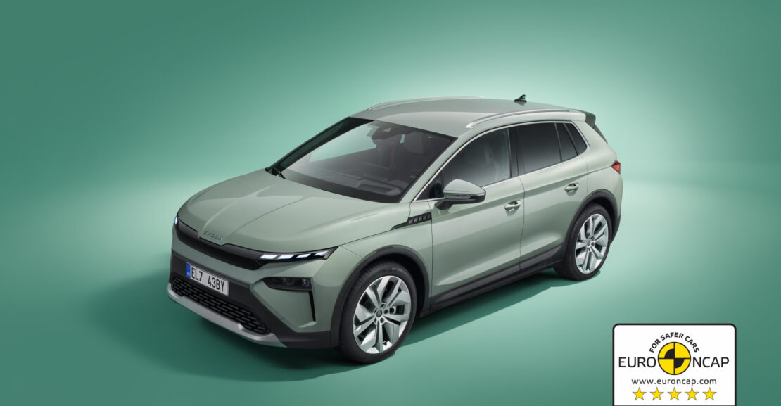 Škoda Elroq boduje v Euro NCAP piatimi hviezdami