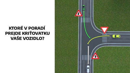 Tri autá na T-križovatke: Ktoré prejde ako prvé? - Auto - Inovácie v bezpečnosti - Pravda