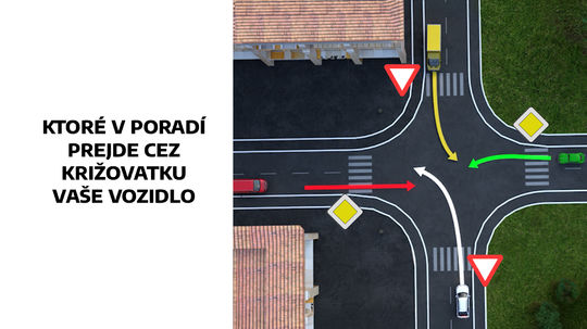 Ktoré v poradí prejde cez križovatku vaše vozidlo? - Auto - Inovácie v bezpečnosti - Pravda