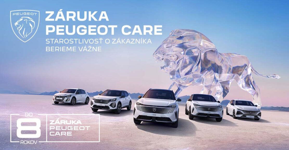 PEUGEOT zavádza na Slovensku záruku až na 8 rokov alebo 160 000 km