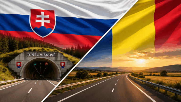 Kým Slovensko oslavuje tunel Višňové, Rumunsko diaľnicami mení mapu Európy