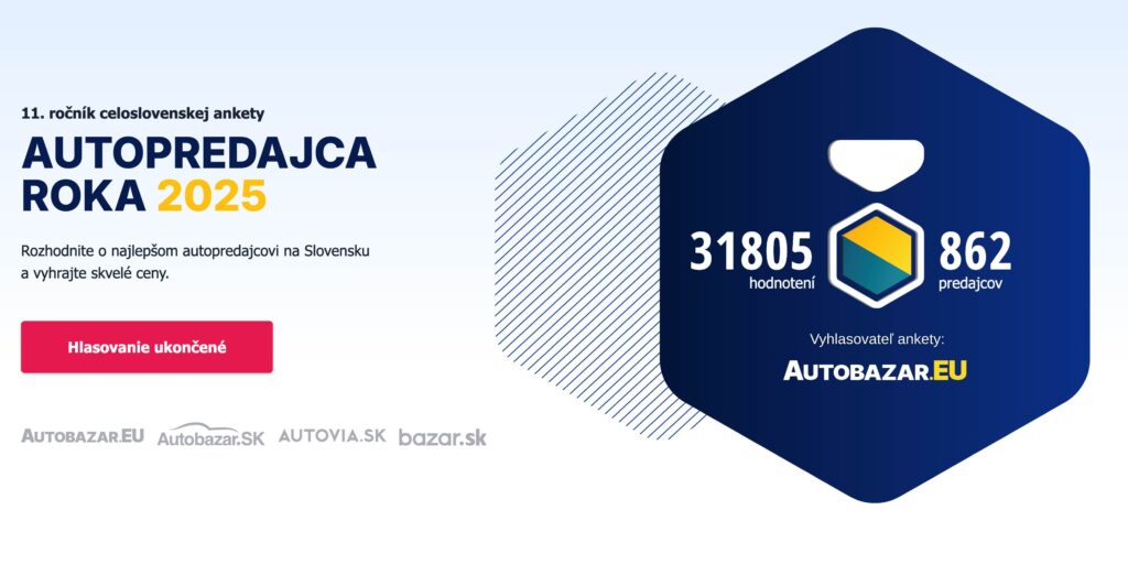 Autopredajca roka 2025