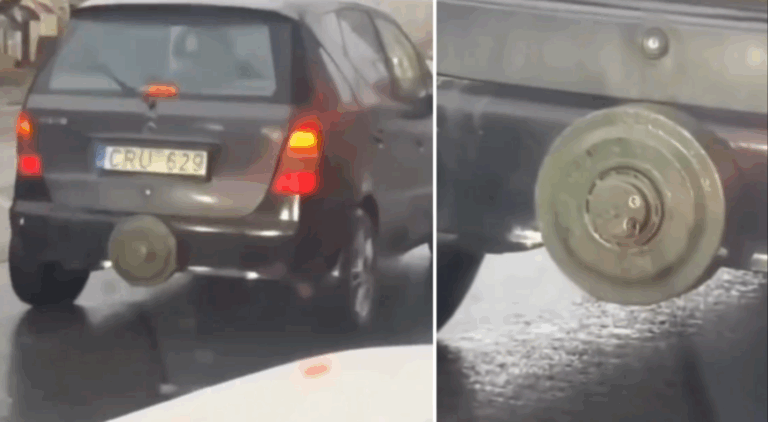 Bizarný nápad vodiča Mercedesu budí hrôzu, dal si na nárazník mínu! - AUTOVINY.sk