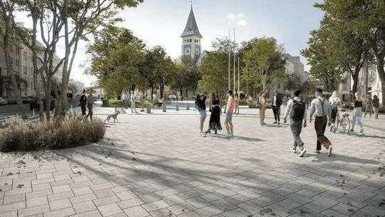 Na Námestí SNP v Bratislave začala oprava ciest. Parkovanie pri pamätníku končí - Doprava - Auto - Pravda