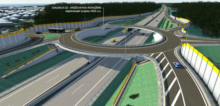 Dva nové mosty a nová križovatka. D2 pri Malackách čaká veľká zmena