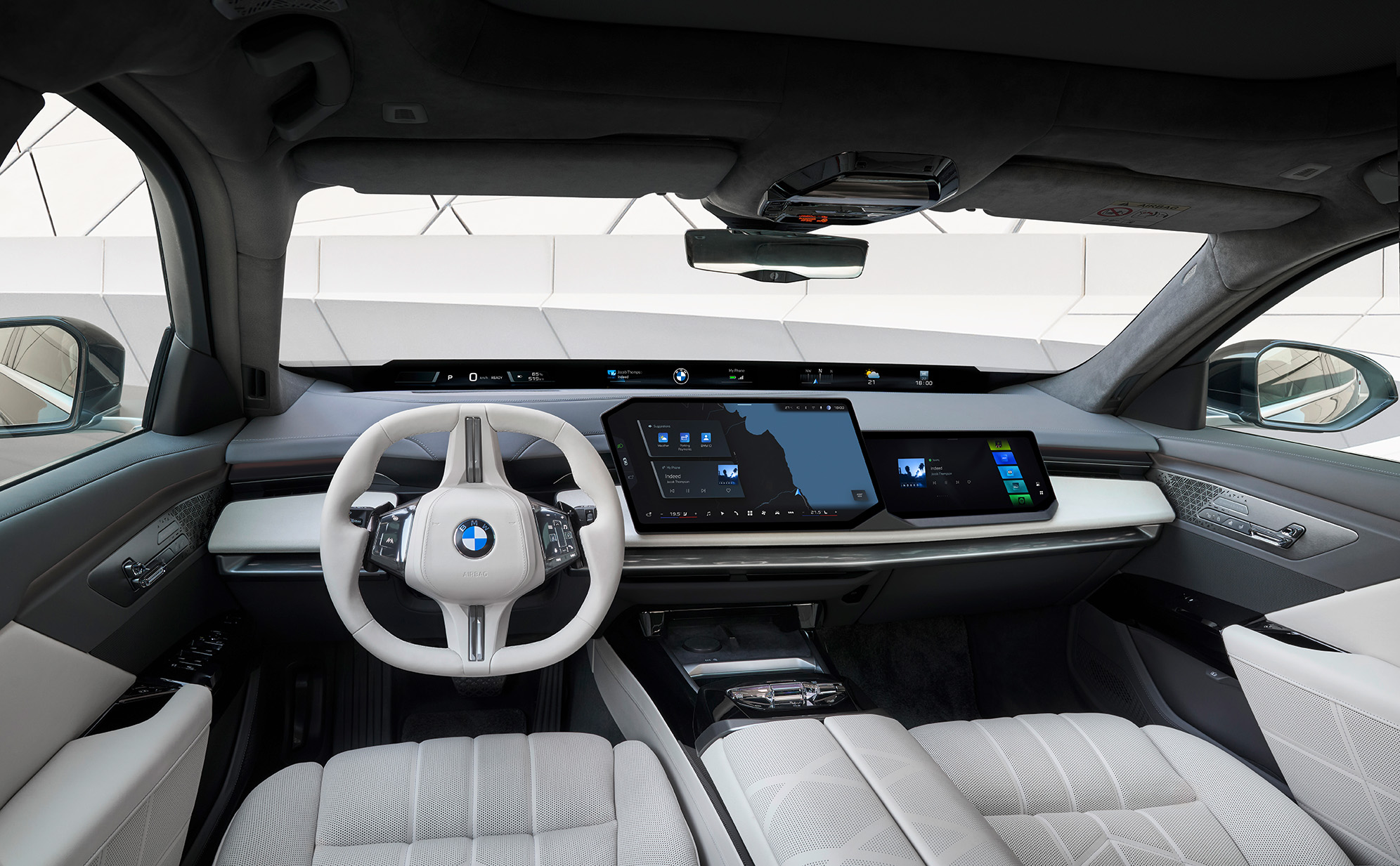 nove BMW rad 7 interier