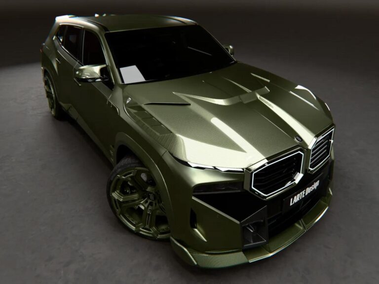 BMW XM zozelenelo karbónom, môže za to Larte
