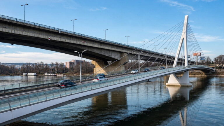 Nová diaľnica v Bratislave. Šiesty most cez Dunaj dlhý 764 metrov