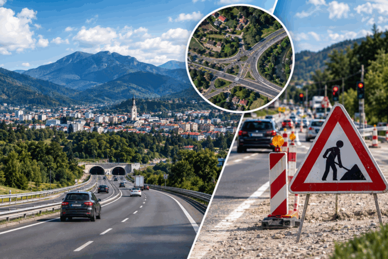 Ružomberok sa konečne zbaví kolón. O pár kilometrov ďalej však štartuje veľká prestavba križovatky - AUTOVINY.sk