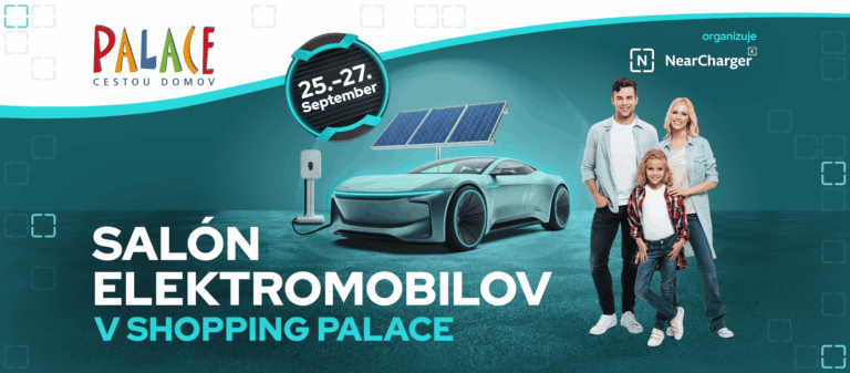 Salón Elektromobilov 2026 prichádza do Shopping Palace: Koniec septembra bude patriť elektromobilom