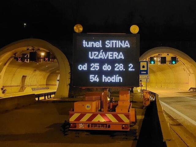 Motoristi pozor. Tunel Sitina čaká séria uzáver - Doprava - Auto - pravda.sk