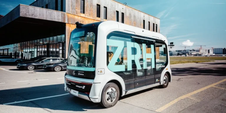 Budúcnosť dopravy bez šoférov. Na tomto letisku jazdia autobusy plne autonómne