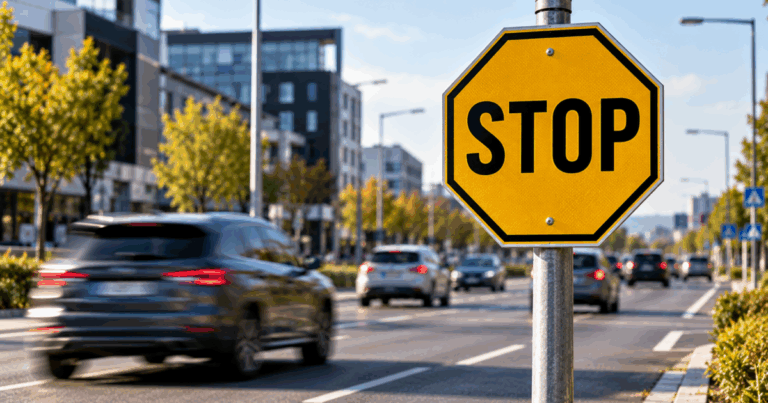 Značka STOP nebola vždy červená! Prečo má 8 strán a prečo bola kedysi žltá? - AUTOVINY.sk