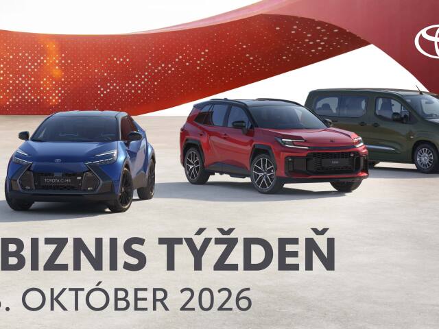 Auto, ktoré pracuje pre vás. Toyota chystá týždeň venovaný podnikateľom - Novinky - Auto - pravda.sk
