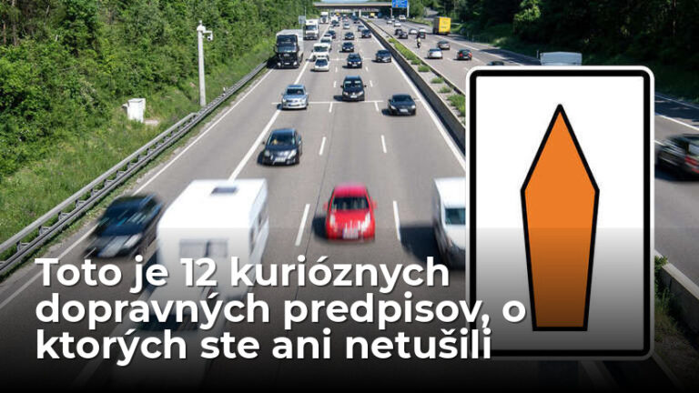 Toto je 12 kurióznych dopravných predpisov. Ani netušíte, že existujú - Doprava - Auto - Pravda