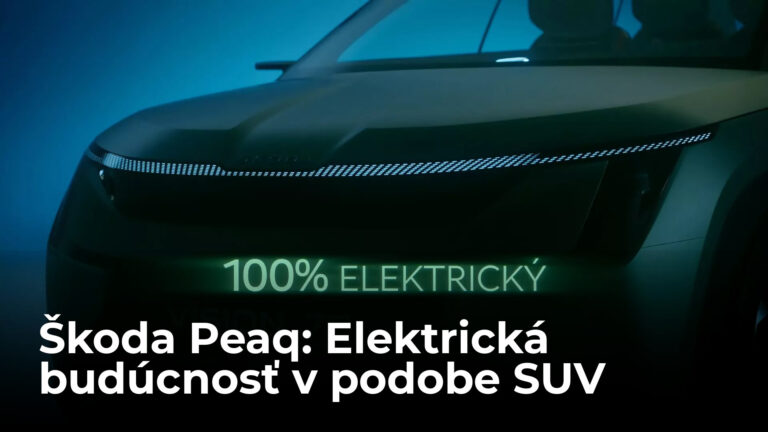 Škoda Peaq: nové 7-miestne elektrické SUV príde v roku 2026. Poznáme prvé informácie