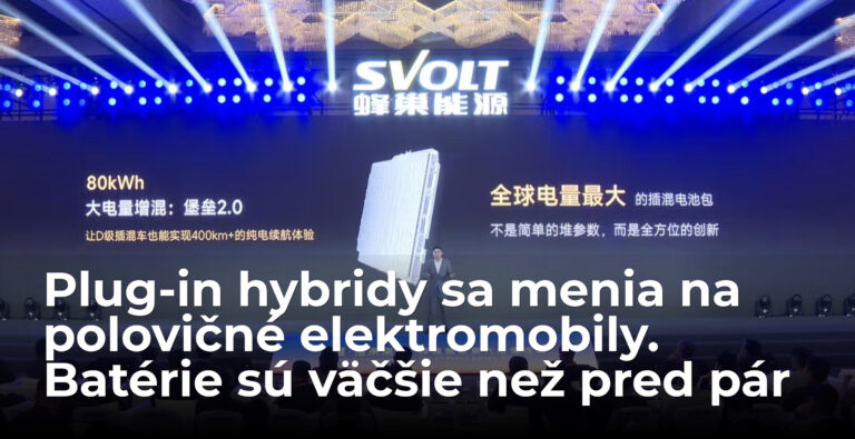 Revolúcia pre plug-in hybridy? Takto veľkú batériu nemá ani väčšina elektromobilov