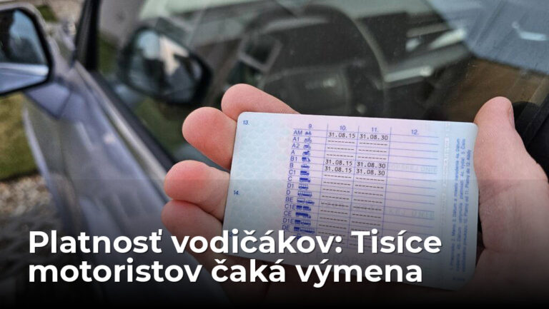 Končí platnosť vodičákov, 510 tisíc motoristov má necelý rok na výmenu