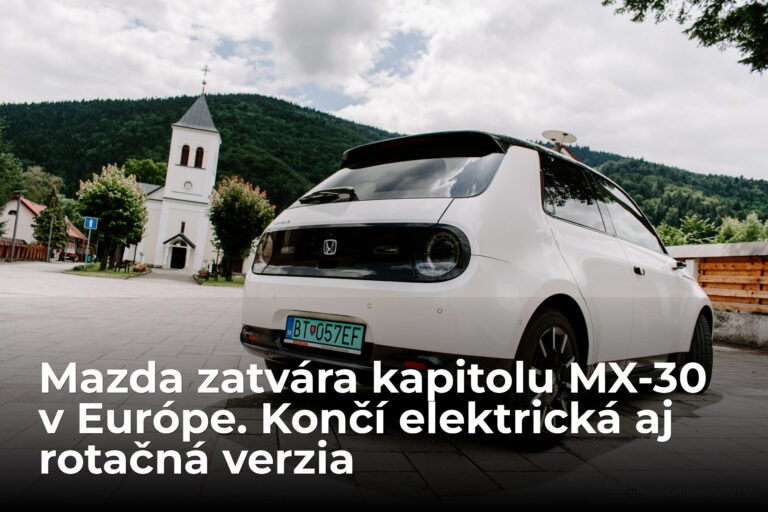 Mazda MX-30 si nevie nájsť zákazníkov. Po elektromobile končí aj verzia s Wankelovym motorom