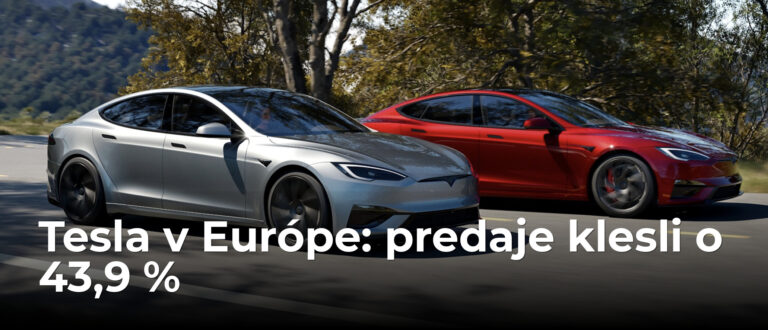 Pád Tesly v Európe: Rok začína ďalším brutálnym prepadom predajov o takmer 44 %