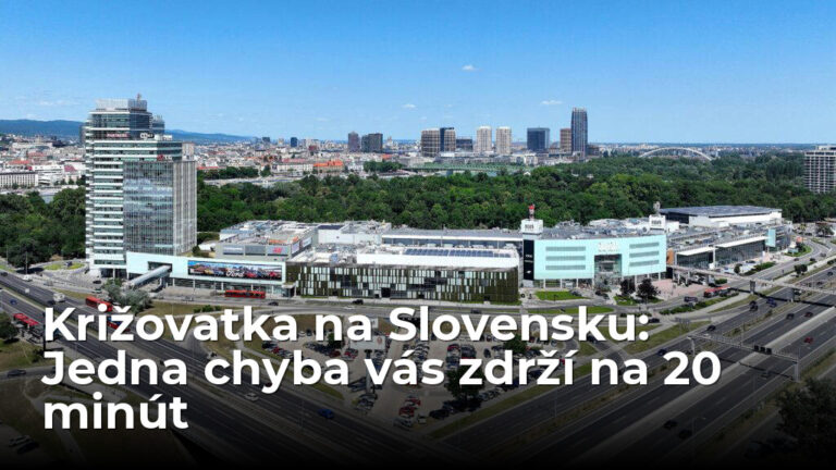 Najhoršia križovatka Slovenska: Stačí jedna chyba a stratíte 20 minút