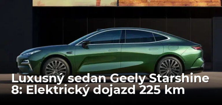 Prejde 225 km bez benzínu: Nový luxusný sedan šokuje dojazdom - AUTOVINY.sk