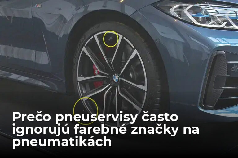 Odfláknutá práca alebo bežná prax? Zistite, prečo v pneuservise často ignorujú farebné značky na pneumatikách - AUTOVINY.sk