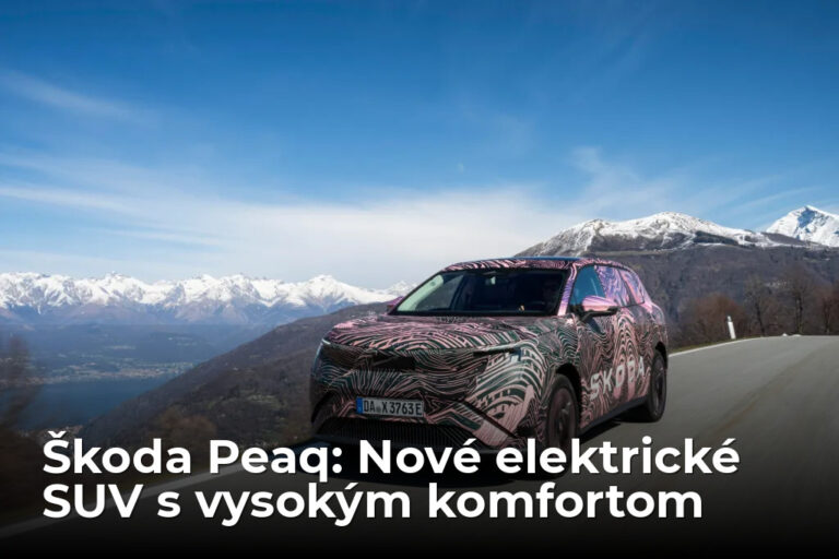 
      Škoda Peaq: prvý pohľad na nový vrcholný elektrický model značky
    