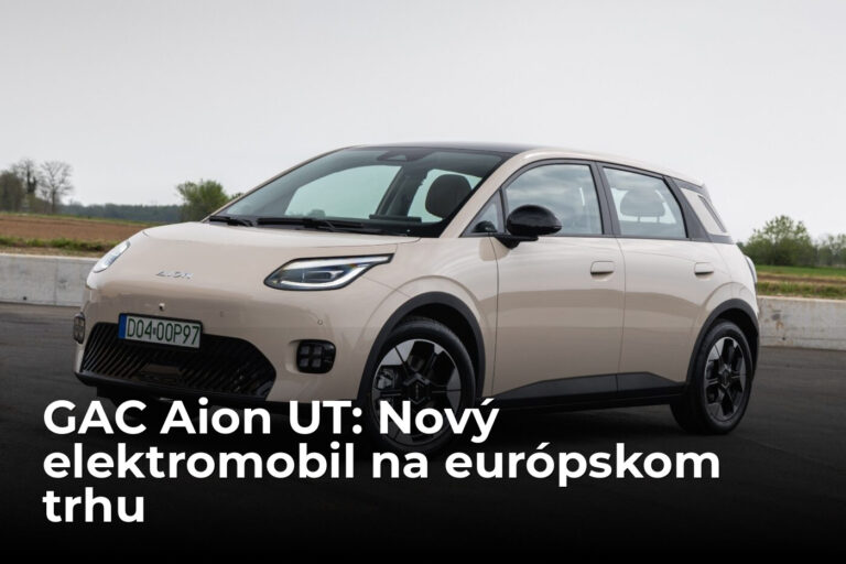 Čínsky GAC uvádza na európsky trh elektromobil Aion UT, predaj štartuje v najbližších mesiacoch