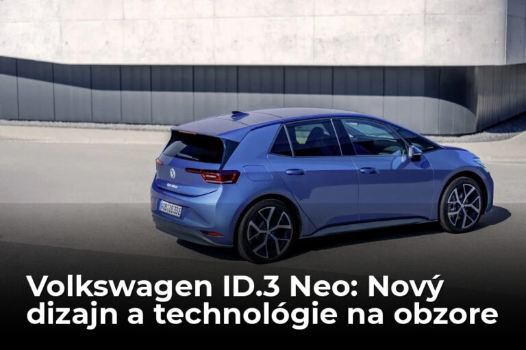 Svetová premiéra: Volkswagen ID.3 Neo prichádza s novým menom, dizajnom aj technológiami