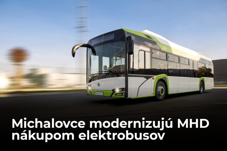 Revolúcia v MHD Michalovce: Mesto nakúpi 9 nových elektrobusov za 4,4 milióna eur