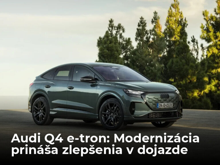 
      Audi Q4 e-tron: elektrický bestseller prichádza s výrazným vylepšením
    