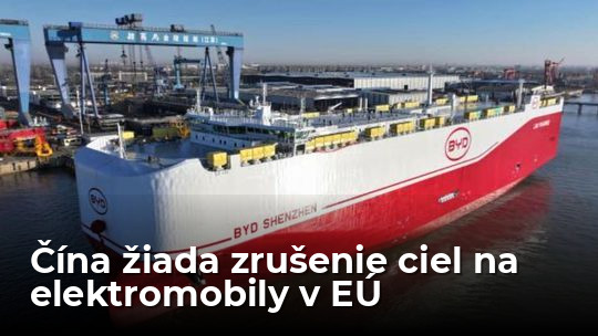 Čína žiada zrušenie ciel na elektromobily, dovážané do EÚ. Rokovania sú vraj 