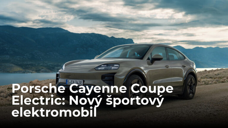 Porsche predstavuje Cayenne Coupe Electric: športovejší dizajn, lepšia aerodynamika a extrémny výkon